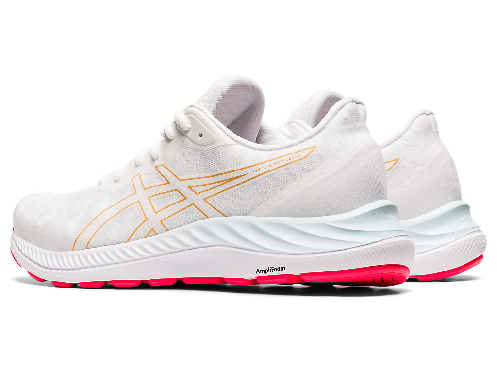 Women\'s GEL-EXCITE 8 | White/Champagne | Running Shoes | ASICS