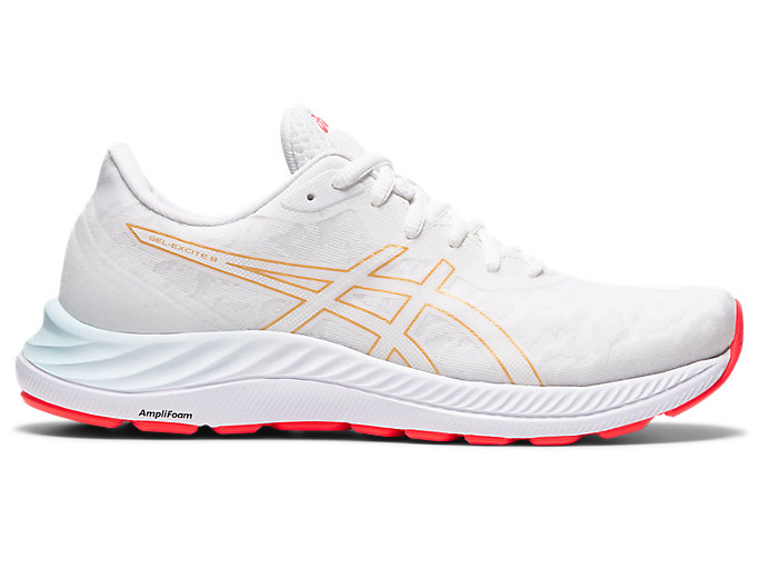 Women's GEL-EXCITE 8 | White/Champagne | Running Shoes | ASICS