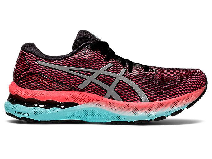 Image 1 of 7 of Women's Black/Pure Silver GEL-NIMBUS™ 23 LITE-SHOW™ Women's Running Shoes & Trainers