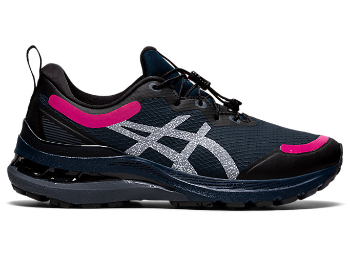Image 1 of 7 of Women's French Blue/Pink Rave GEL-KAYANO 28 AWL Women's Running Shoes