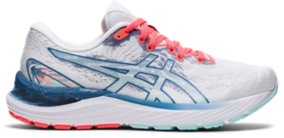 Women's GEL-CUMULUS 23 | White/Grey Floss | Running Shoes | ASICS