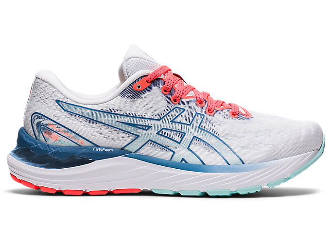 Image 1 of 7 of Women's White/Grey Floss GEL-CUMULUS™ 23 Women's Running Shoes & Trainers