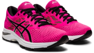 Women s GEL FLUX 5 Pink Glo Black Running Shoes ASICS