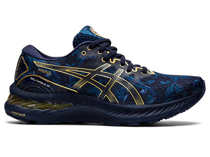 Image 1 of 7 of Women's Midnight/Pure Gold GEL-NIMBUS™ 23 Women's Running Shoes & Trainers