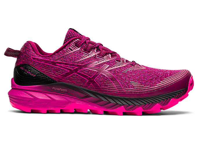 Image 1 of 7 of Women's Dried Berry/Fuchsia Red GEL-Trabuco 10 Women's Trail Running Shoes