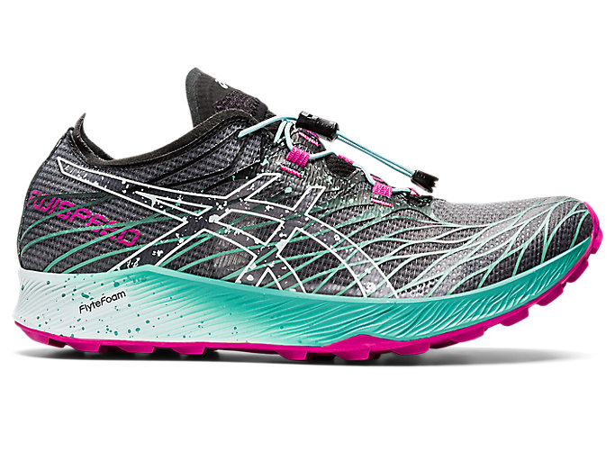 Image 1 of 7 of Women's Black/Soothing Sea FUJI SPEED Women's Trail Running Shoes & Trainers