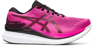 Women's GlideRide 3 | Pink Glo/Black | Running Shoes | ASICS