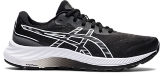 Women s GEL EXCITE 9 Black White Running ASICS Outlet UK