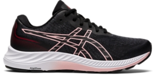 Women s GEL EXCITE 9 Black Frosted Rose Running Shoes ASICS