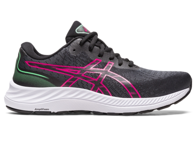 Asics black and pink new arrivals