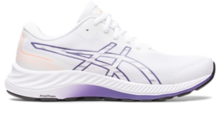 Asics womens white running shoes hotsell