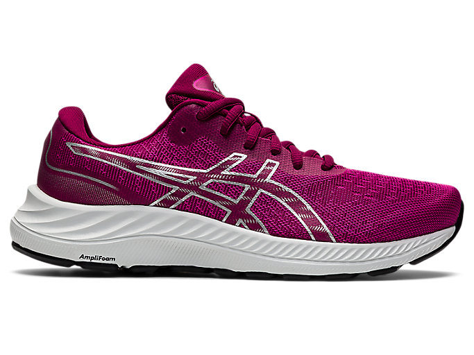 Image 1 of 7 of Women's Fuchsia Red/Pure Silver GEL-EXCITE™ 9 Women's Road Running Shoes
