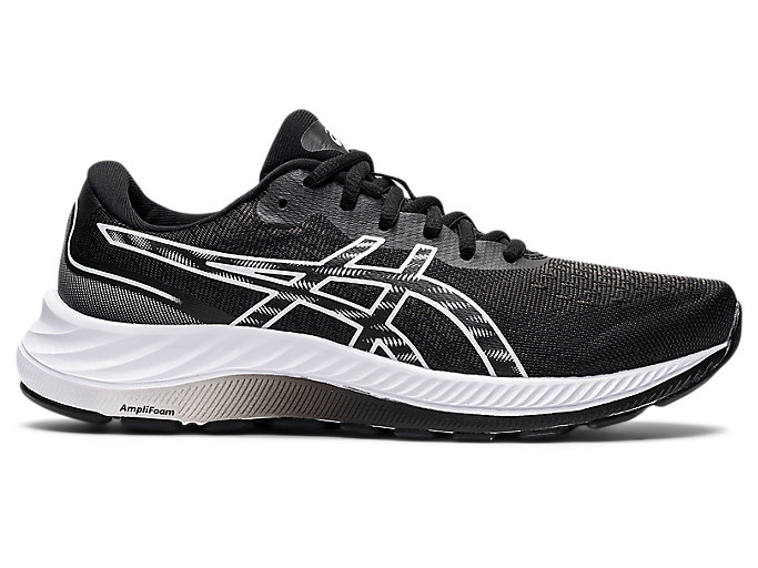 Image 1 of 7 of Women's Black/White GEL-EXCITE 9 (D WIDE) Womens Running Shoes