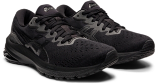 Women's all shop black asics shoes