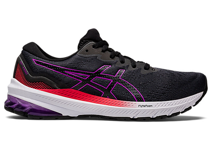 Image 1 of 7 of Women's Black/Orchid GT-1000 11 Women's Running Shoes