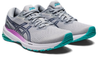 Women's GT-1000 11 | Glacier Grey/Dive Blue | Running Shoes | ASICS