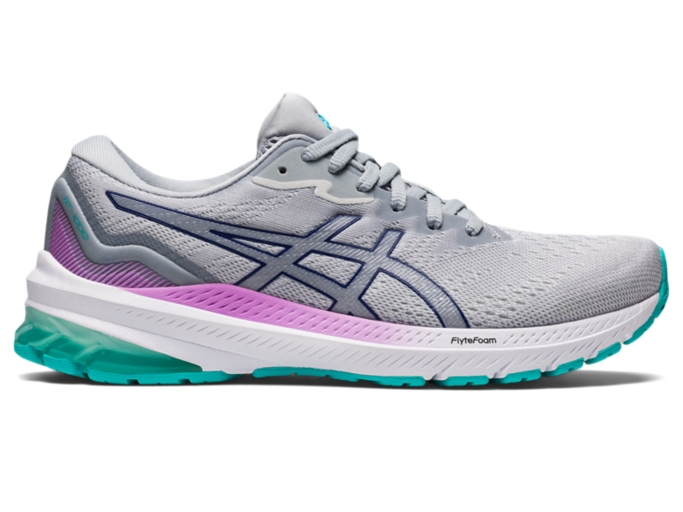 Women's GT-1000 11 | Glacier Grey/Dive Blue | Running Shoes | ASICS