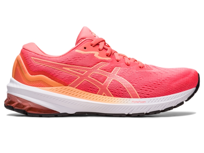 GT 1000 11 Women Blazing Coral Papaya Women s Running Shoes ASICS Outlet UK