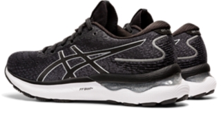 Black and white womens best sale asics shoes