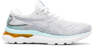 Men's GEL-NIMBUS 24, White/Black, Chaussures running