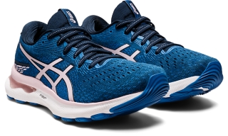 Asics bleu et rose sale