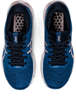 Women's GEL-NIMBUS 24 | Blue/Barely Rose | Running Shoes | ASICS