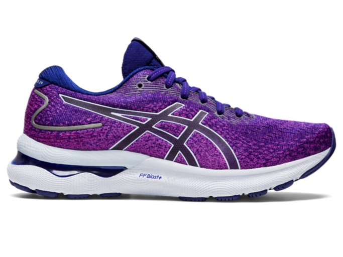 Asics women's gel nimbus 18 running shoes - light blue/purple sale