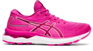 heuvel Fantasierijk Speciaal Women's GEL-NIMBUS 24 | Fuchsia Red/White | Running Shoes | ASICS