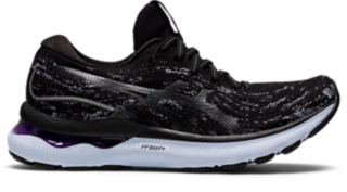 Asics nimbus hotsell black womens