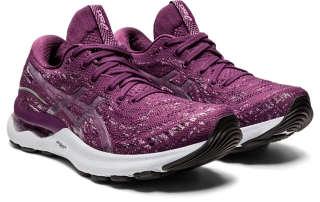 Women's GEL-NIMBUS 24 MK, Deep Plum/Rosequartz, Running