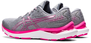 Women's GEL-NIMBUS 24, White/Pink Glo, Running