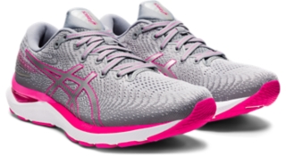 Women's GEL-CUMULUS 24 | Sheet Rock/Pink Glo | Running Shoes | ASICS