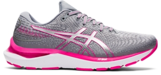 Women s GEL CUMULUS 24 Sheet Rock Pink Glo Running Shoes ASICS