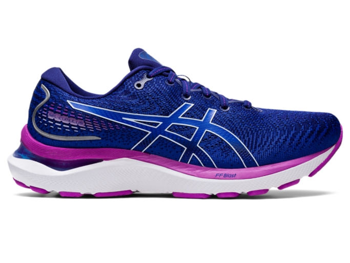 Women's GEL-CUMULUS 24 | Dive Blue/Soft Sky | Running Shoes | ASICS