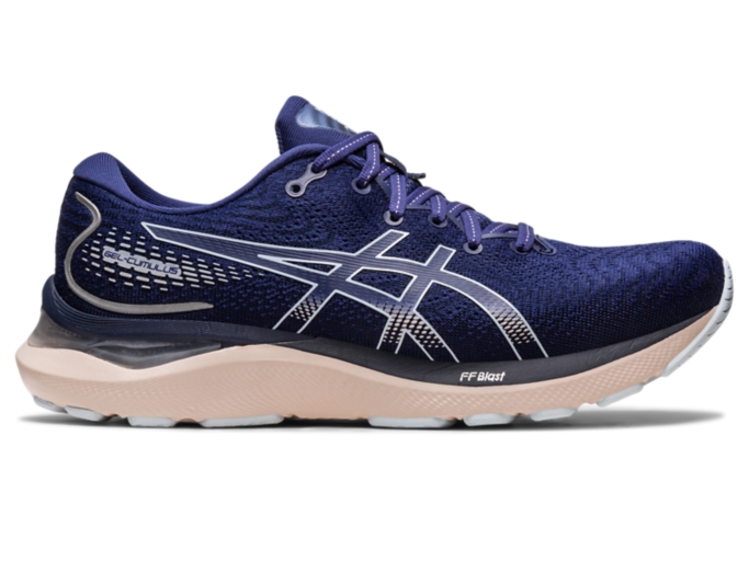 GEL CUMULUS 24 Women Indigo Blue Sky Women s Running Shoes ASICS Outlet UK