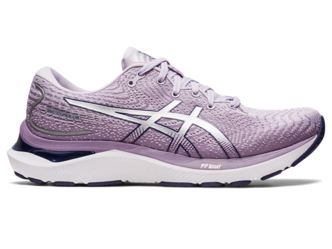 GEL CUMULUS 24 Women Dusk Violet Pure Silver Damen Laufschuhe ASICS Outlet DE