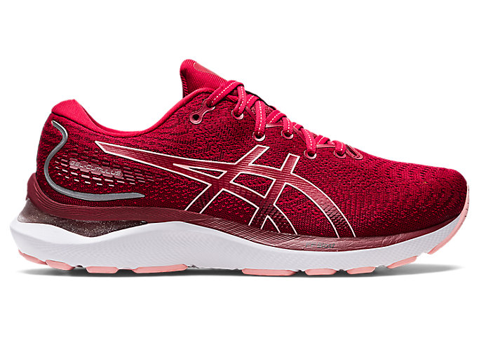 Image 1 of 7 of Women's Cranberry/Frosted Rose GEL-CUMULUS™ 24 Women's Road Running Shoes