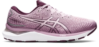 Women's GEL-CUMULUS 24, Barely Rose/Deep Plum, Running