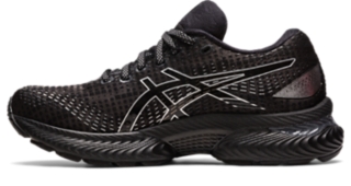 Black and silver clearance asics