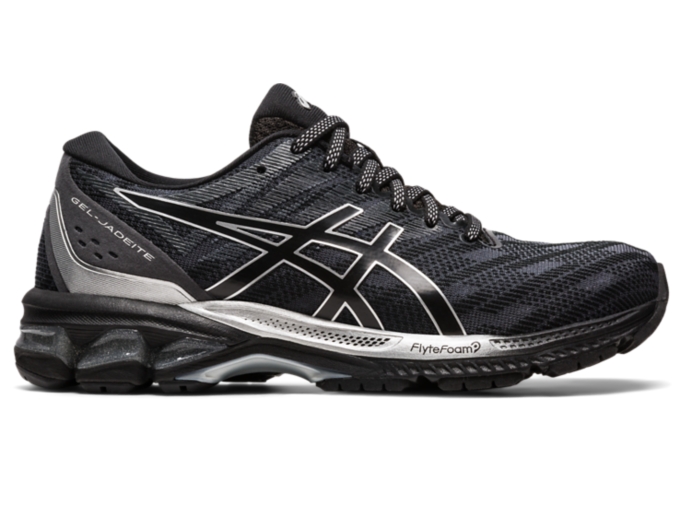 Women s GEL JADEITE Black Pure Silver Running Shoes ASICS