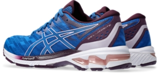 Women's GEL-JADEITE, Blue Coast/White, Running