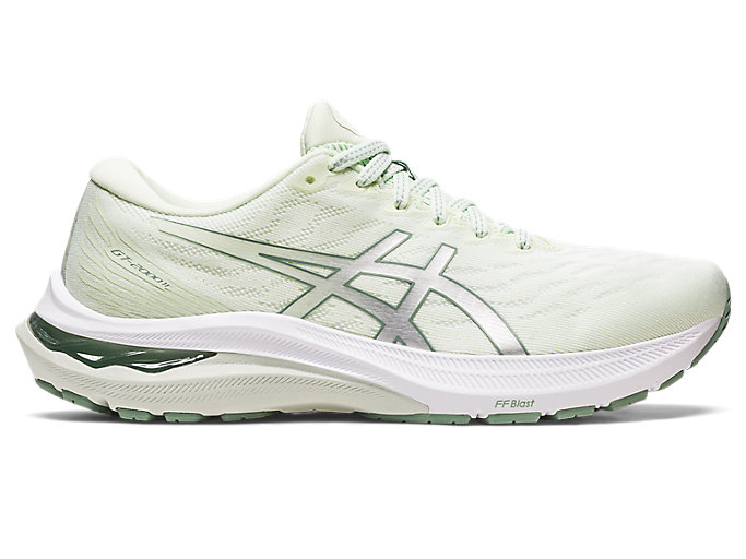 Image 1 of 7 of Women's Whisper Green/Pure Silver GT-2000 11 Women's Road Running Shoes