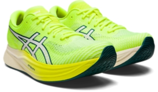 Women's MAGIC SPEED 2   Safety Yellow/White   Running Shoes   ASICS