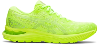 Green asics womens running on sale shoes