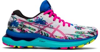Women's GEL-NIMBUS 24 COLOR INJECTION | White/Pink Glo | Outlet