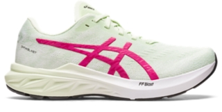 Asics green hotsell and pink