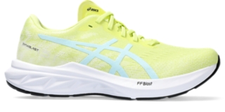 Womens yellow asics running hot sale shoes