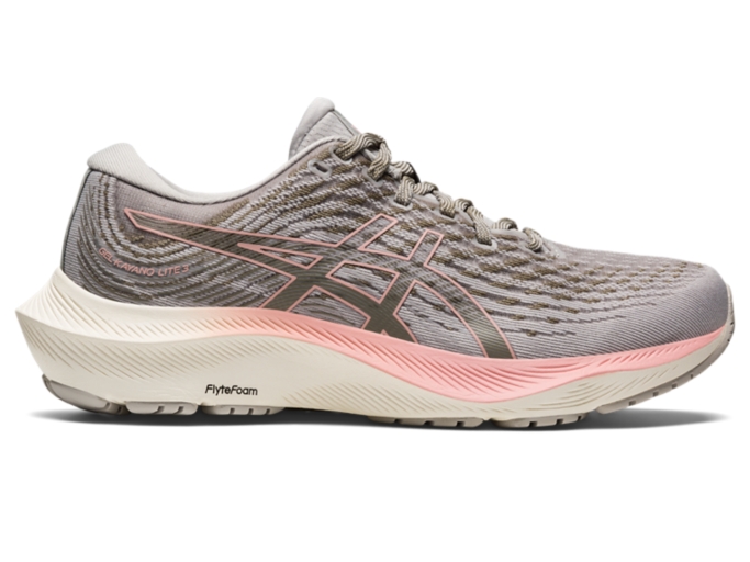 Women's GEL-KAYANO LITE 3 | Oyster Grey/Frosted Rose | Running Shoes ...