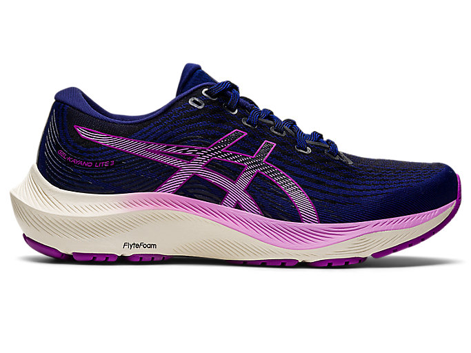 Image 1 of 7 of Women's Dive Blue/Orchid GEL-KAYANO LITE 3 Women's Running Shoes