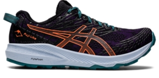 Women's Fuji Lite 3 | Night Shade/Nova Orange | Trail Running Shoes | ASICS